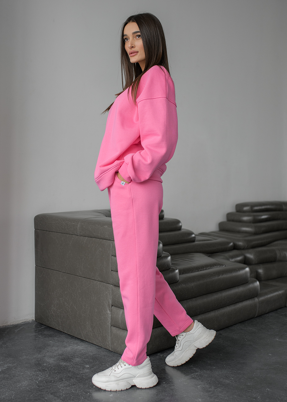 Damski dres Staff vo pink oversize fleece