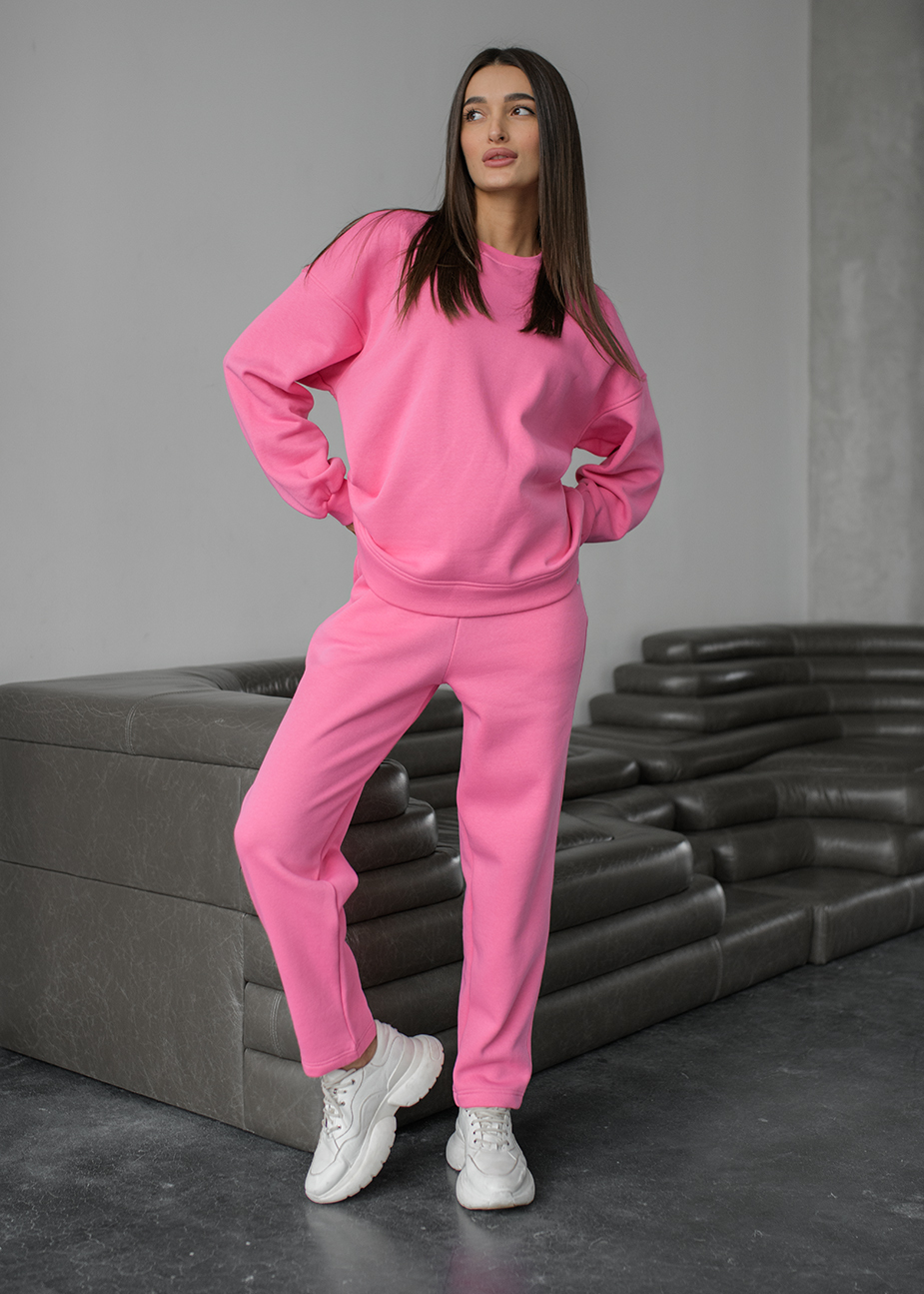 Damski dres Staff vo pink oversize fleece