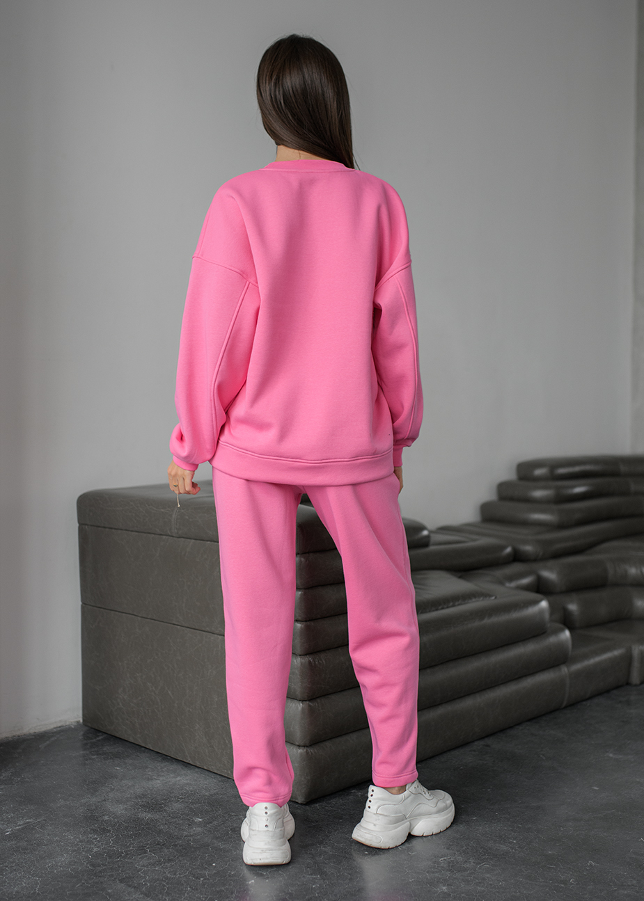 Damski dres Staff vo pink oversize fleece