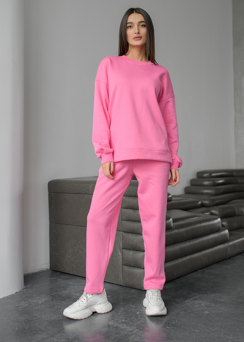 Damski dres Staff vo pink oversize fleece