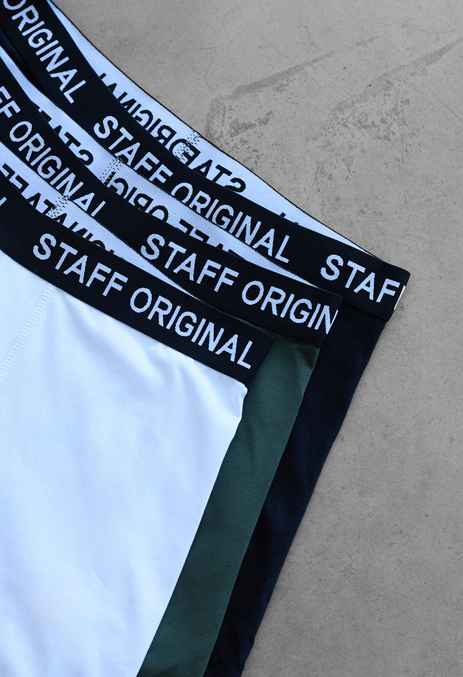 Majtki Staff khaki/white/black