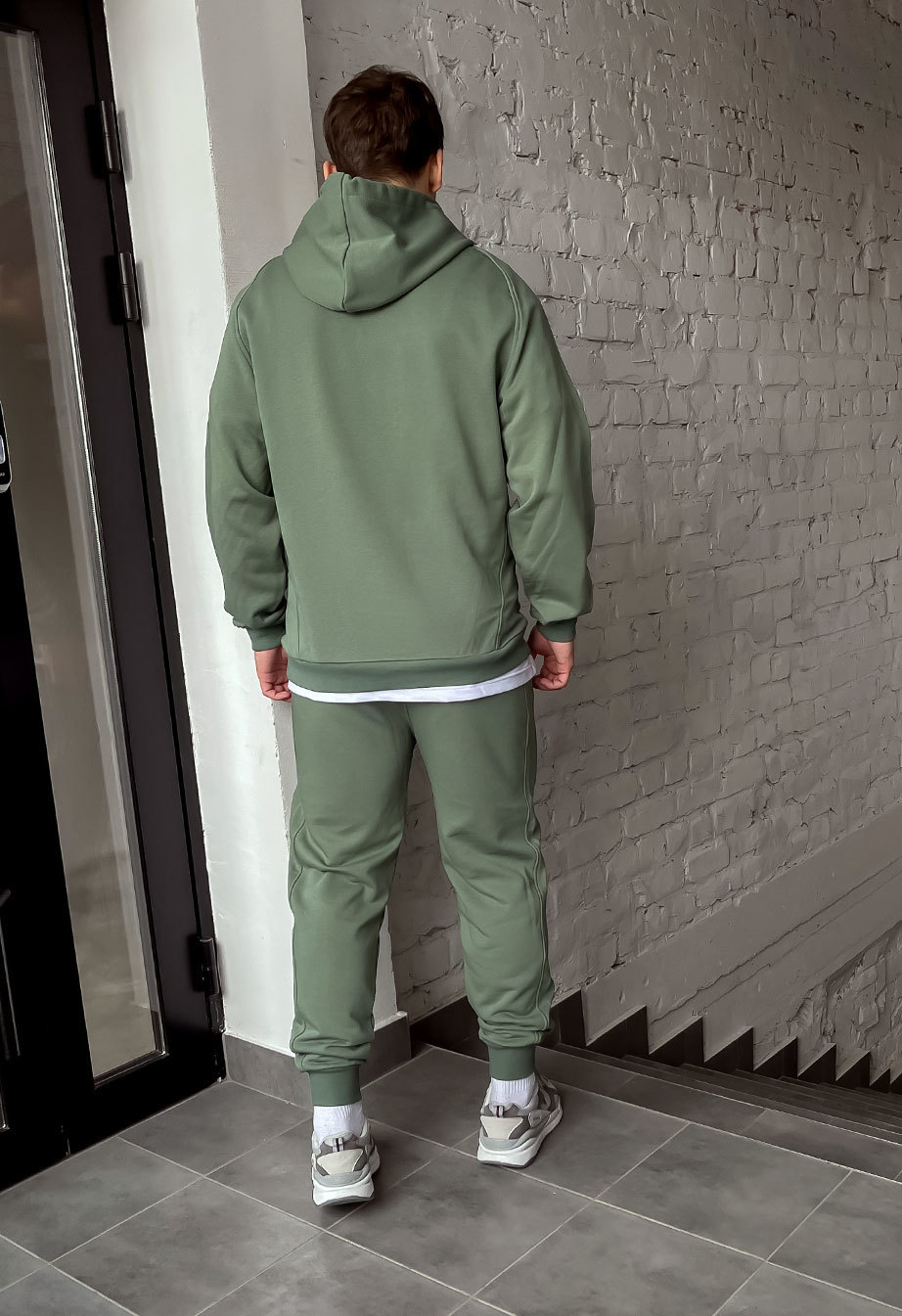 Dres sportowy Staff es green oversize