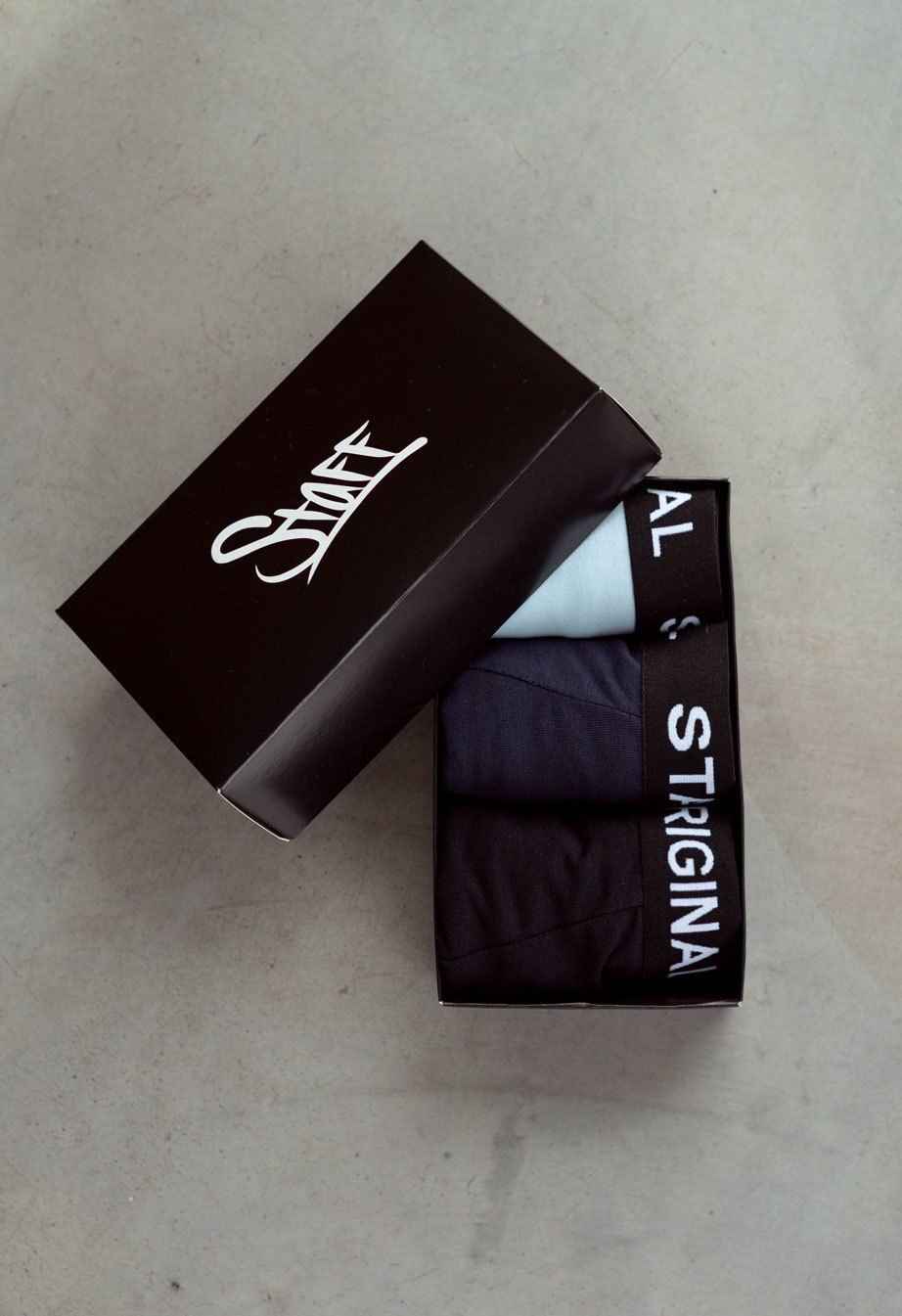 Majtki Staff black/light blue/navy