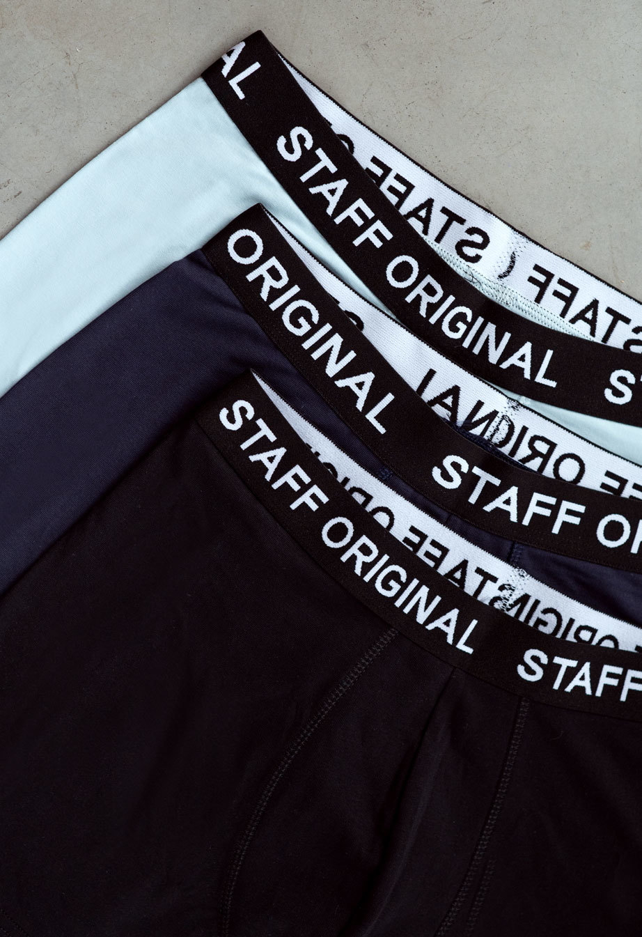 Majtki Staff black/light blue/navy