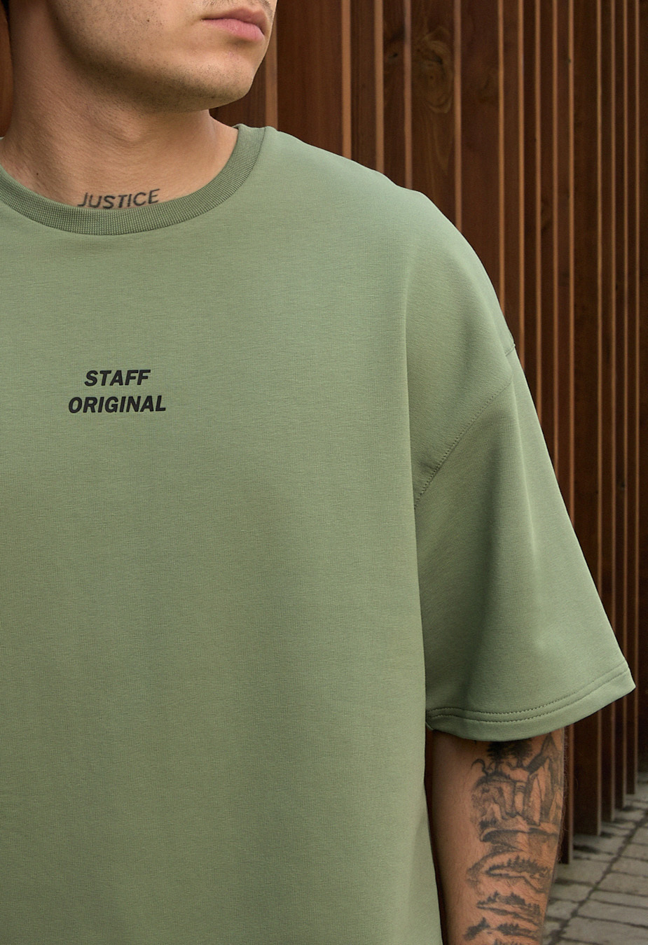 Komplet koszulka ' spodenki Staff no green oversize