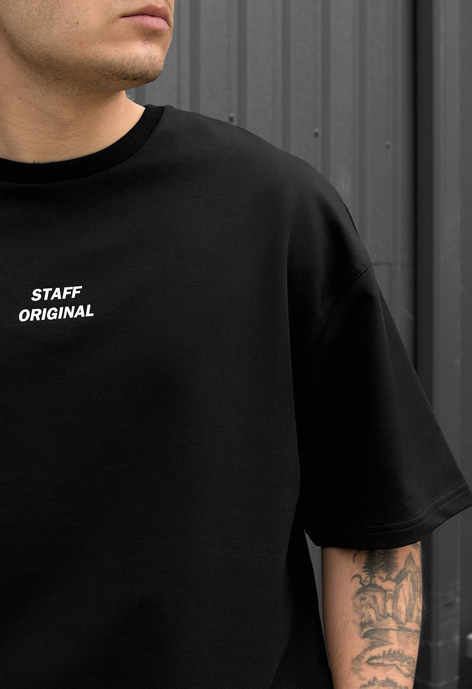 Komplet koszulka + spodenki Staff no black oversize