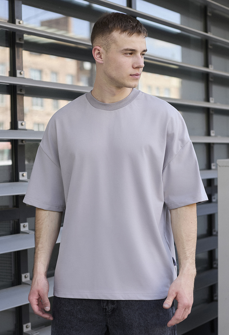 Koszulka Staff gray basic oversize
