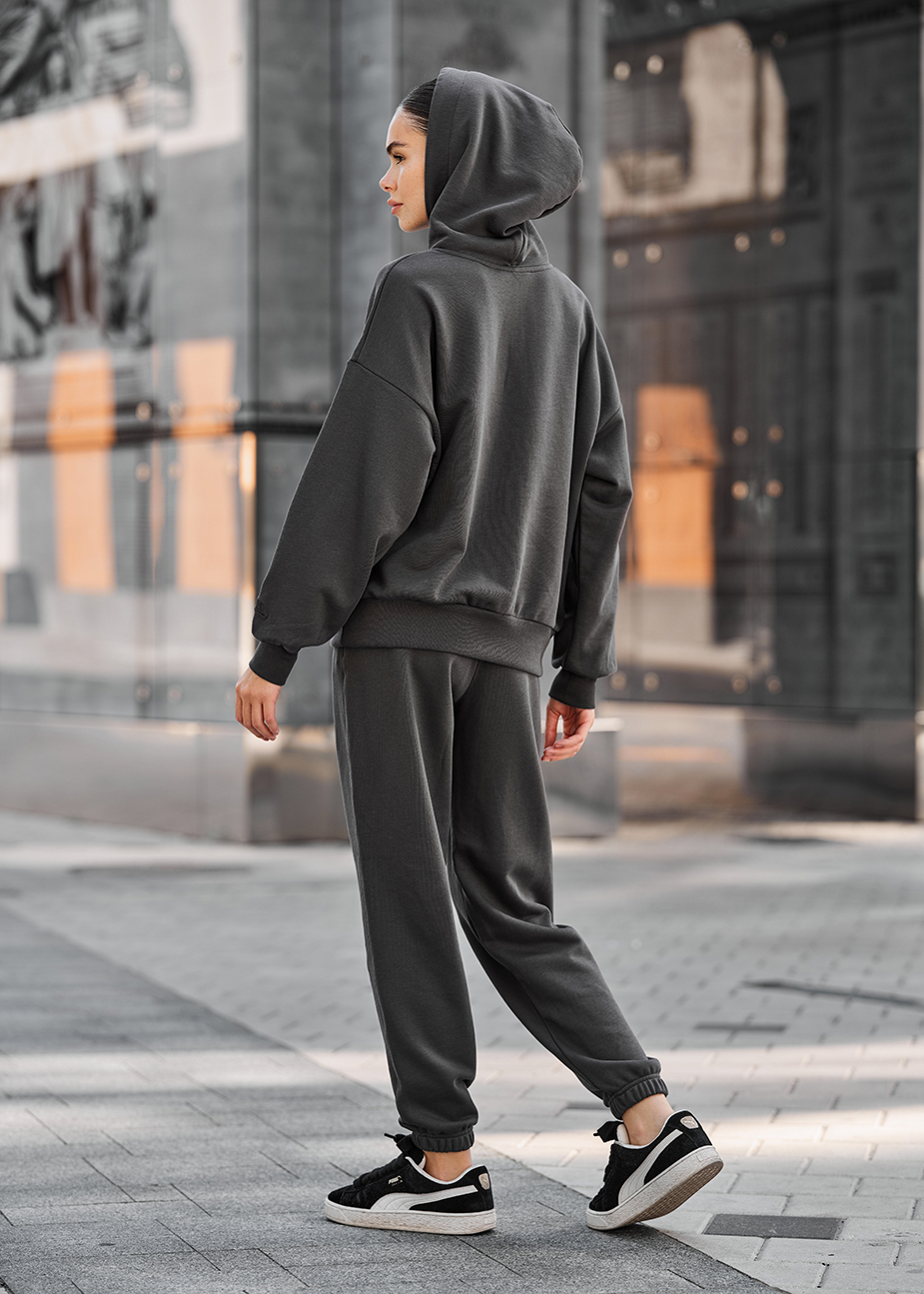 Damski dres Staff po dark gray oversize