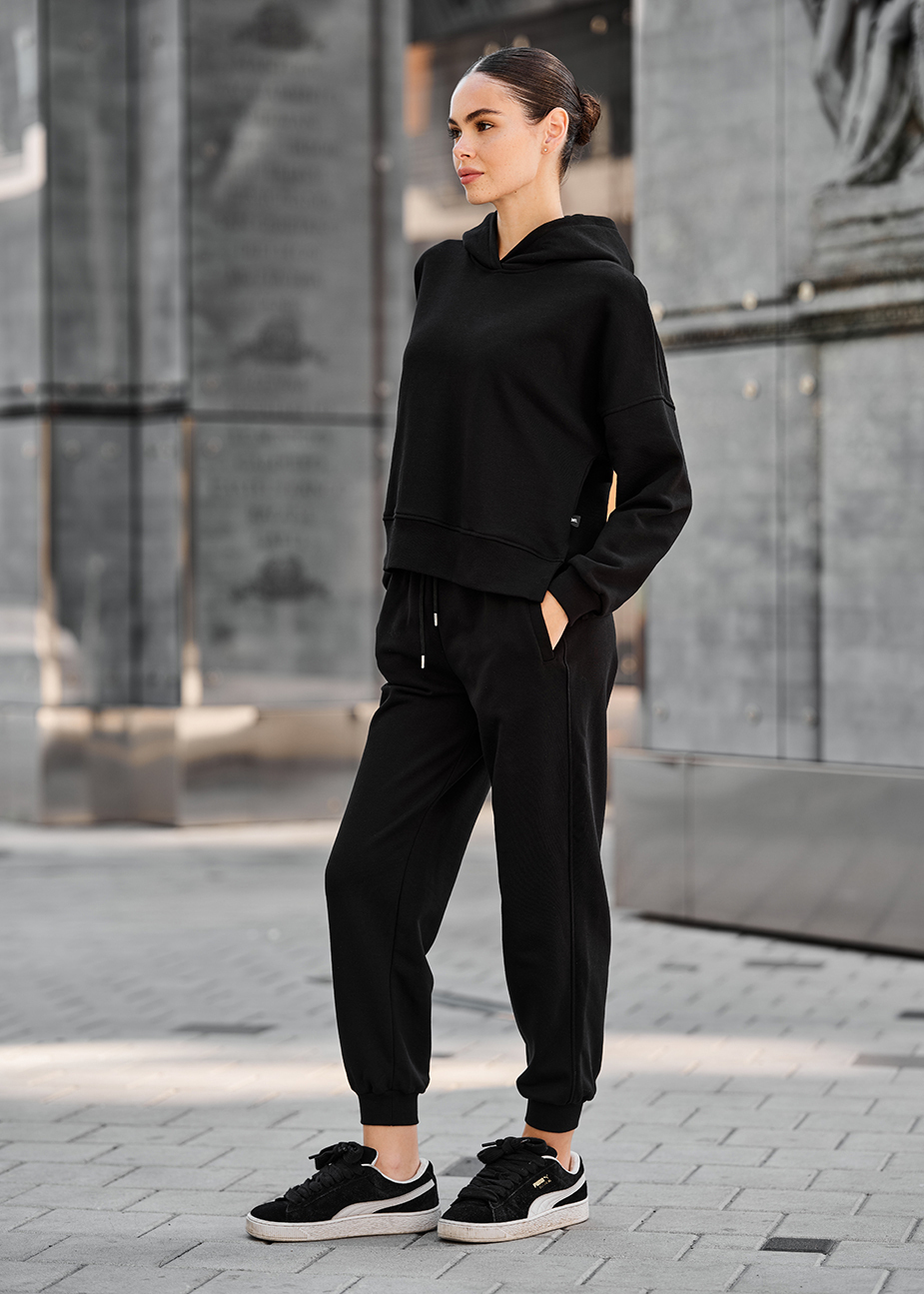 Damski dres sportowy Staff sola black oversize