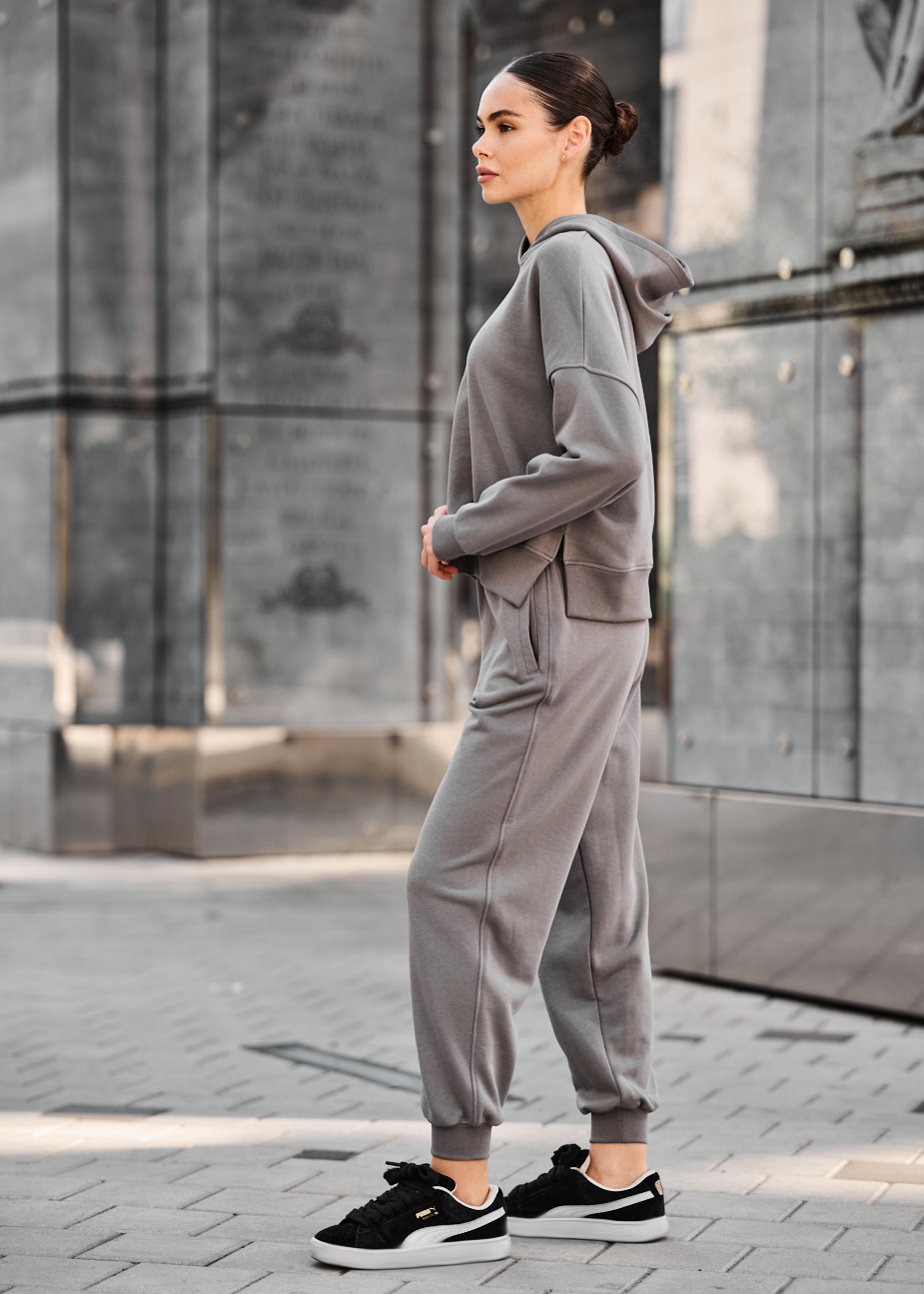 Damski dres sportowy Staff sola gray oversize