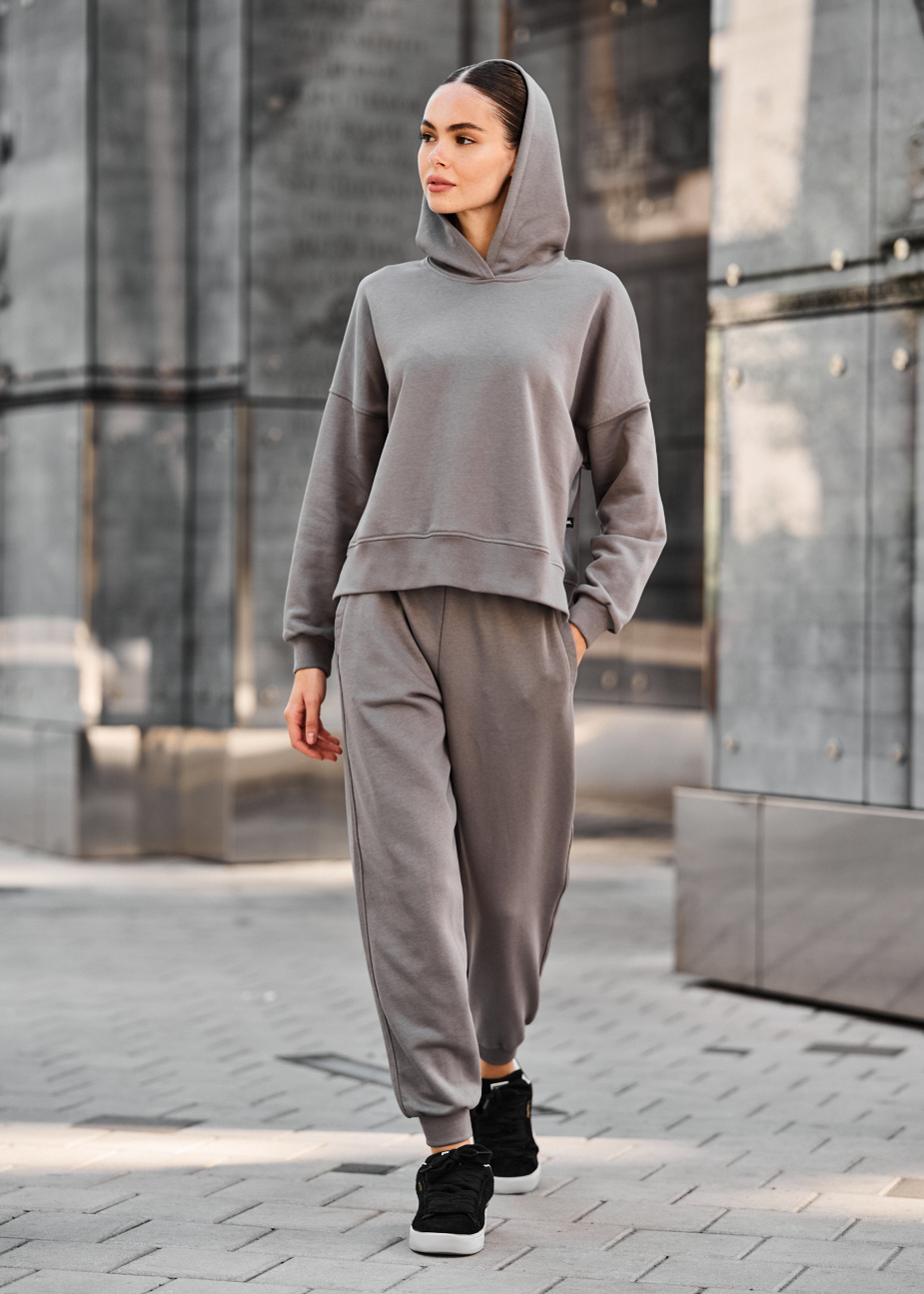 Damski dres sportowy Staff sola gray oversize