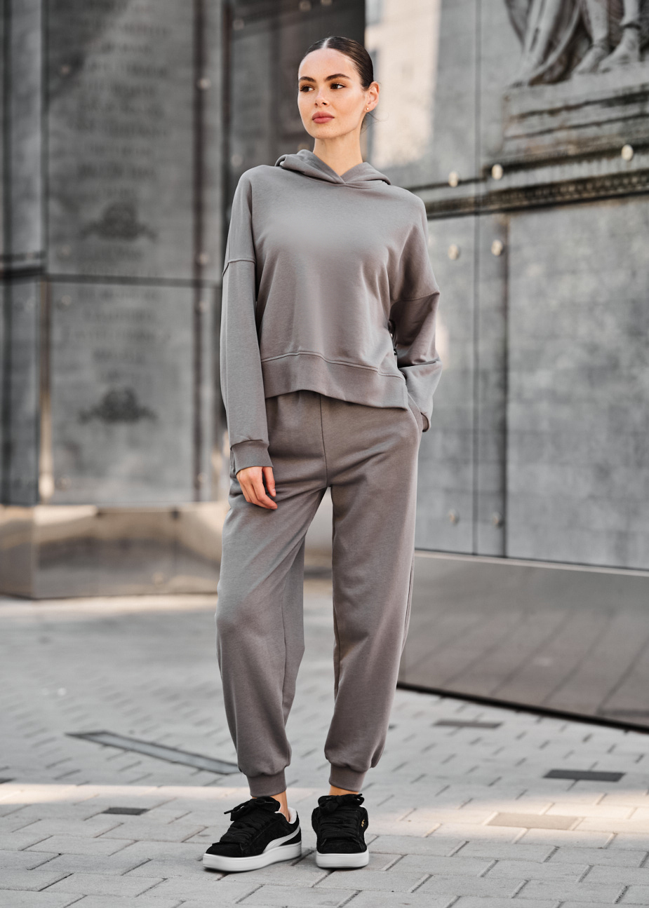 Damski dres sportowy Staff sola gray oversize