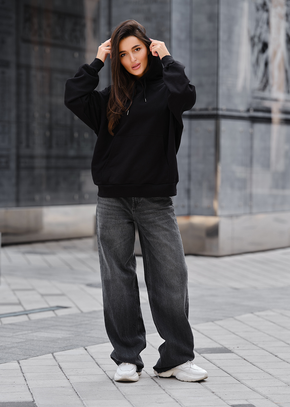 Damska bluza z kapturem Staff amor oversize