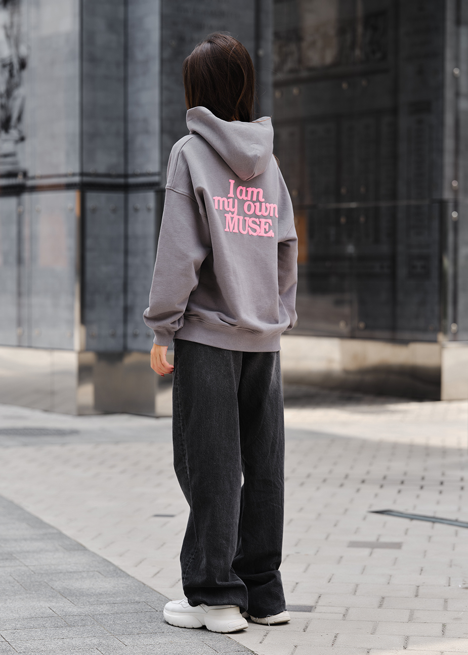 Damska bluza z kapturem Staff re muse oversize