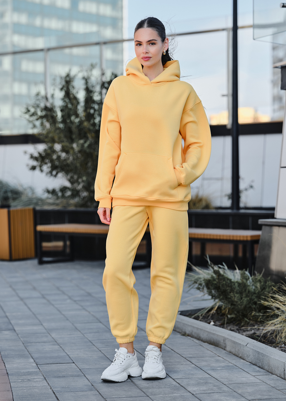 Damski dres  Staff dix yellow fleece oversize