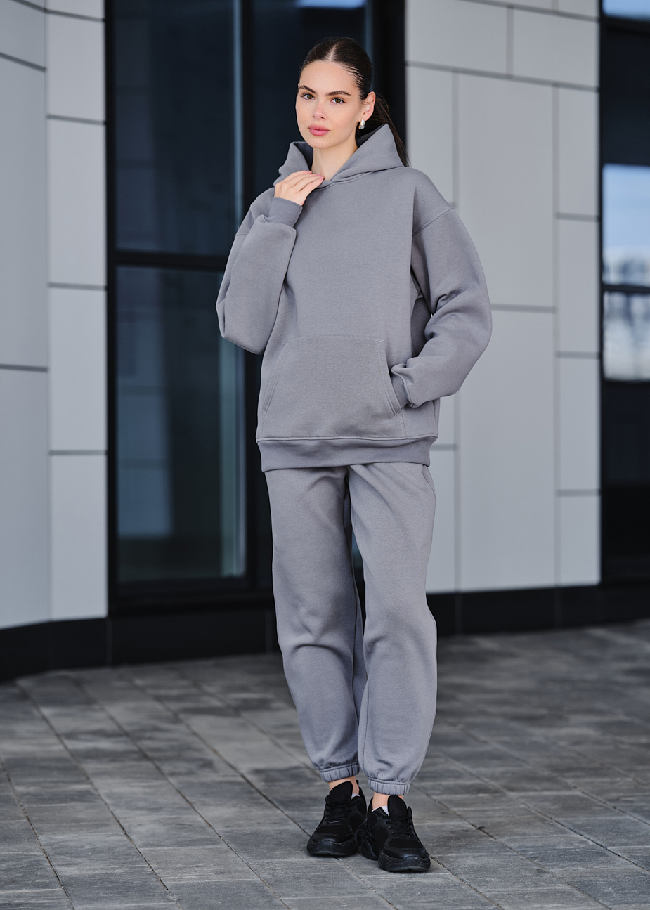 Damski dres Staff dix gray fleece oversize