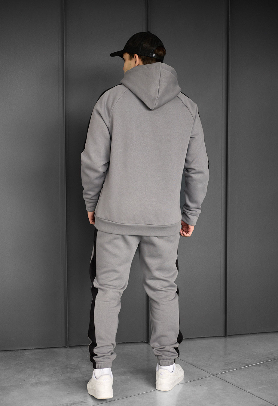 Dres Staff lo gray & black fleece