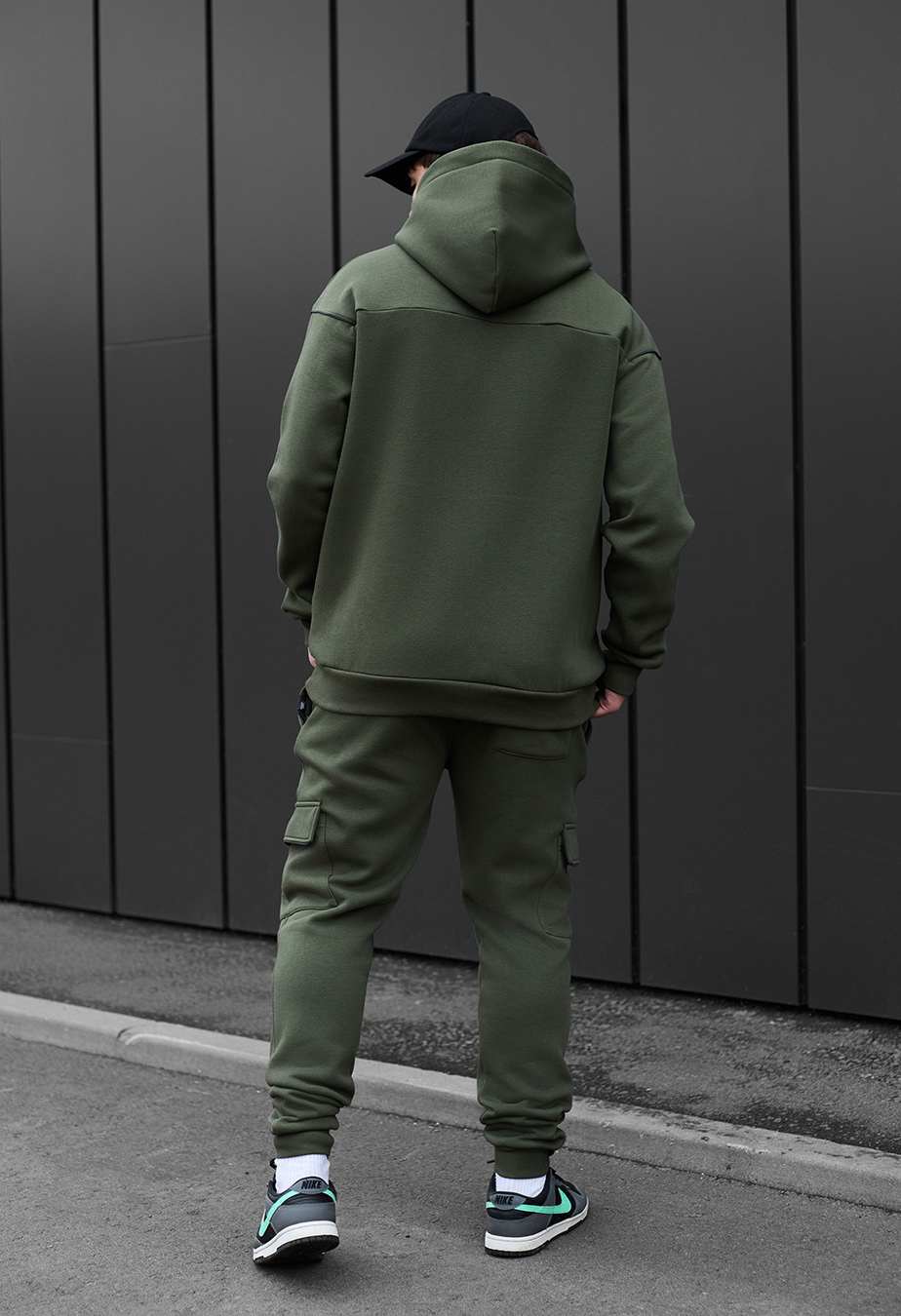 Dres Staff col khaki cargo cant fleece