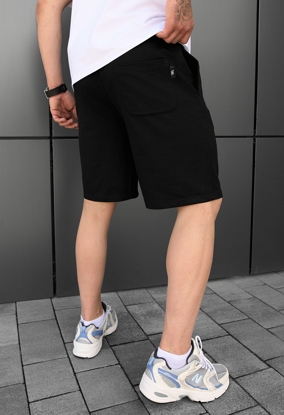Spodenki dzianinowe Staff slp black
