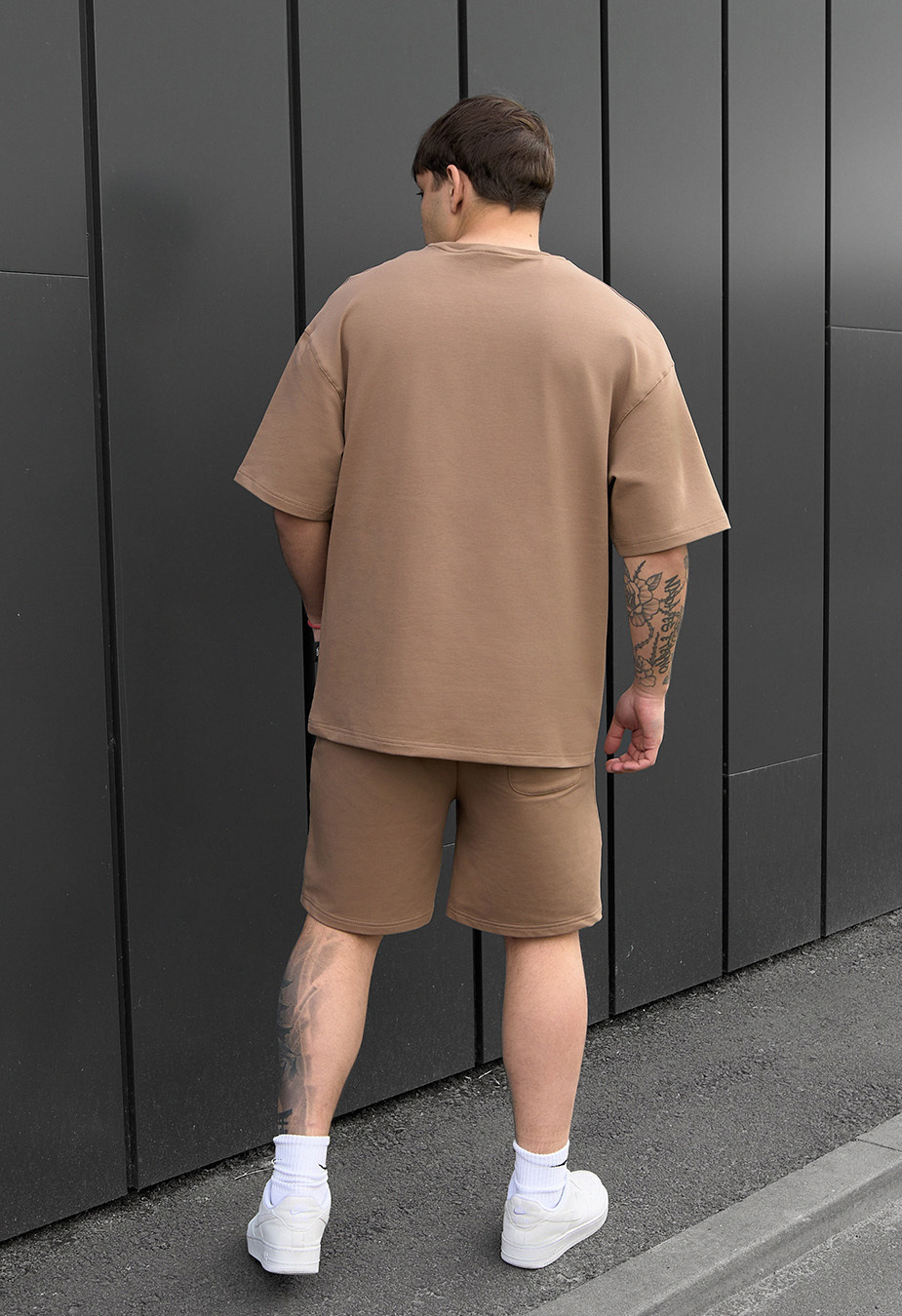 Komplet koszulka + spodenki Staff no brown oversize