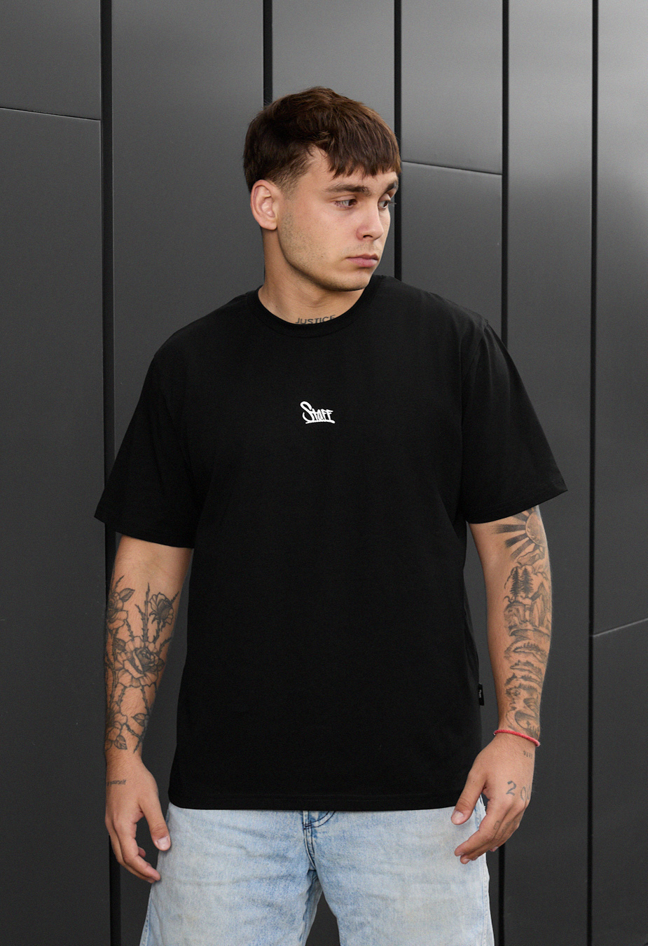 Koszulka Staff black logo reflective