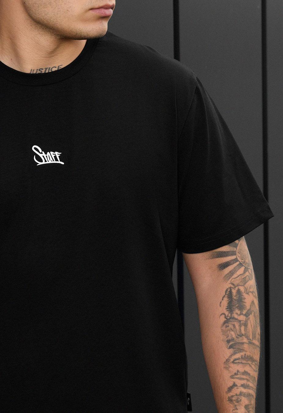 Koszulka Staff black logo reflective