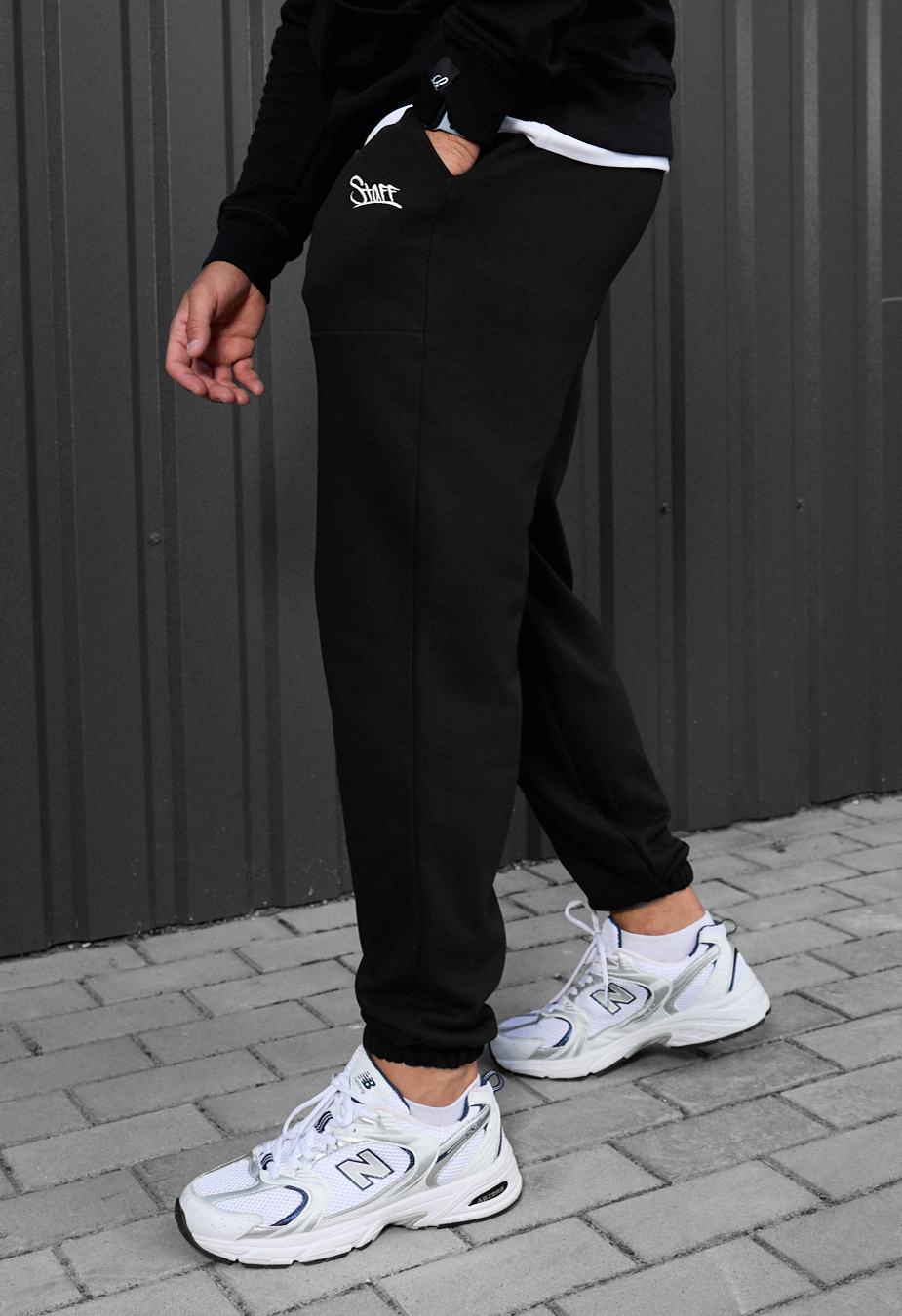Spodnie dresowe Staff logo black