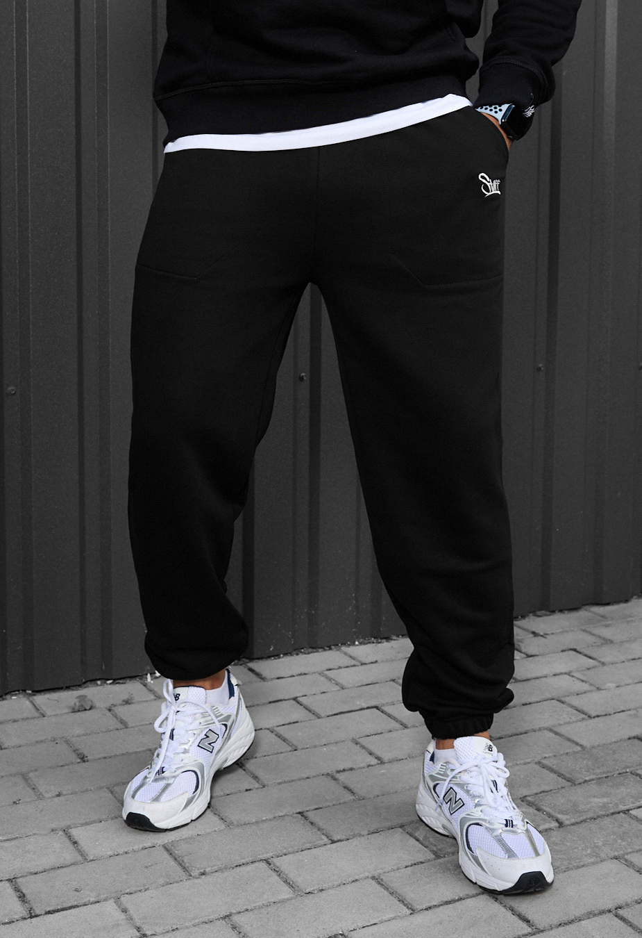 Spodnie dresowe Staff logo black