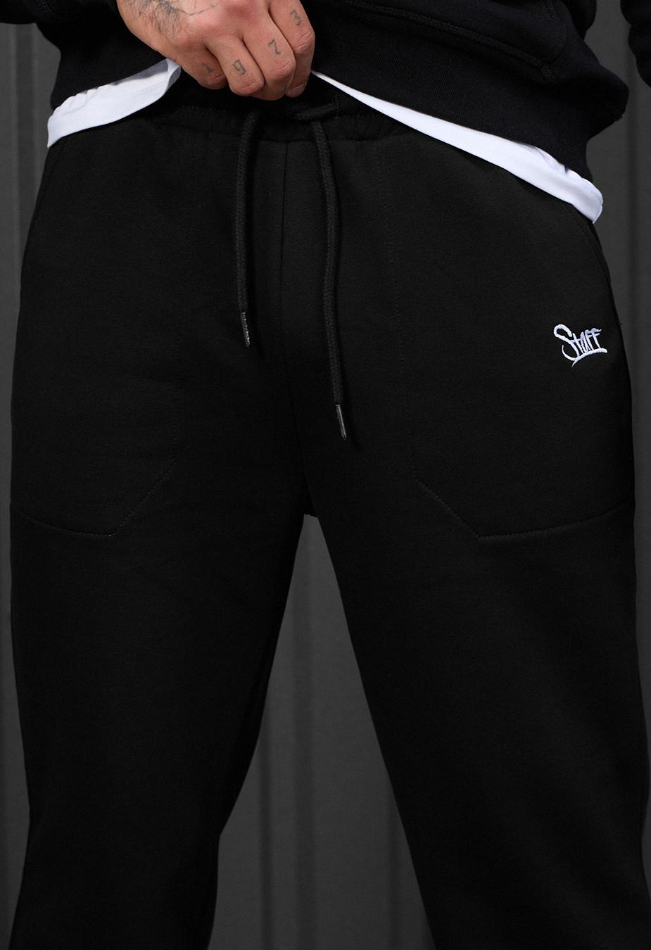 Spodnie dresowe Staff logo black