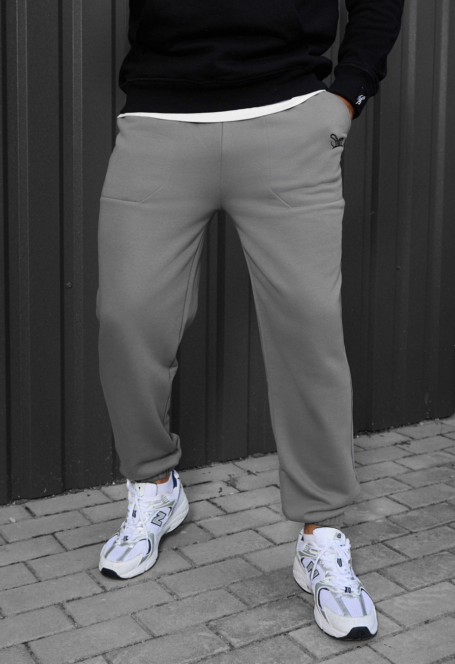 Spodnie dresowe Staff logo gray