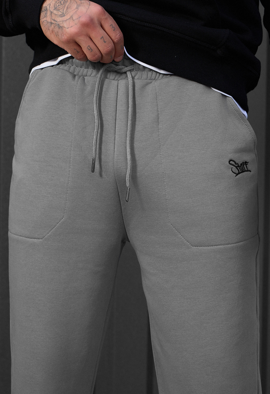 Spodnie dresowe Staff logo gray
