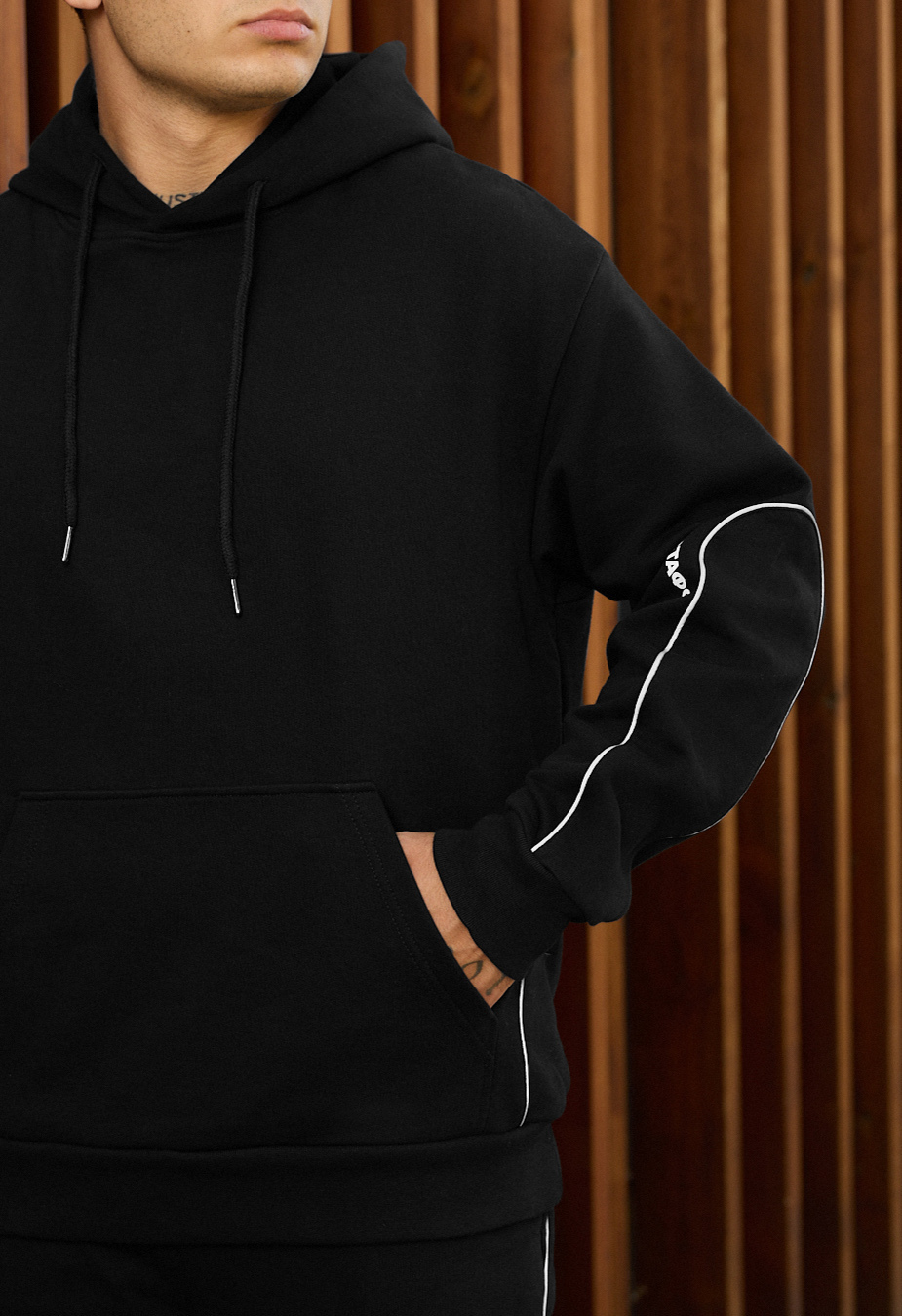 Dres Staff kant black logo oversize