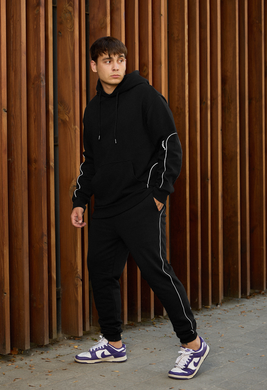 Dres Staff kant black logo oversize