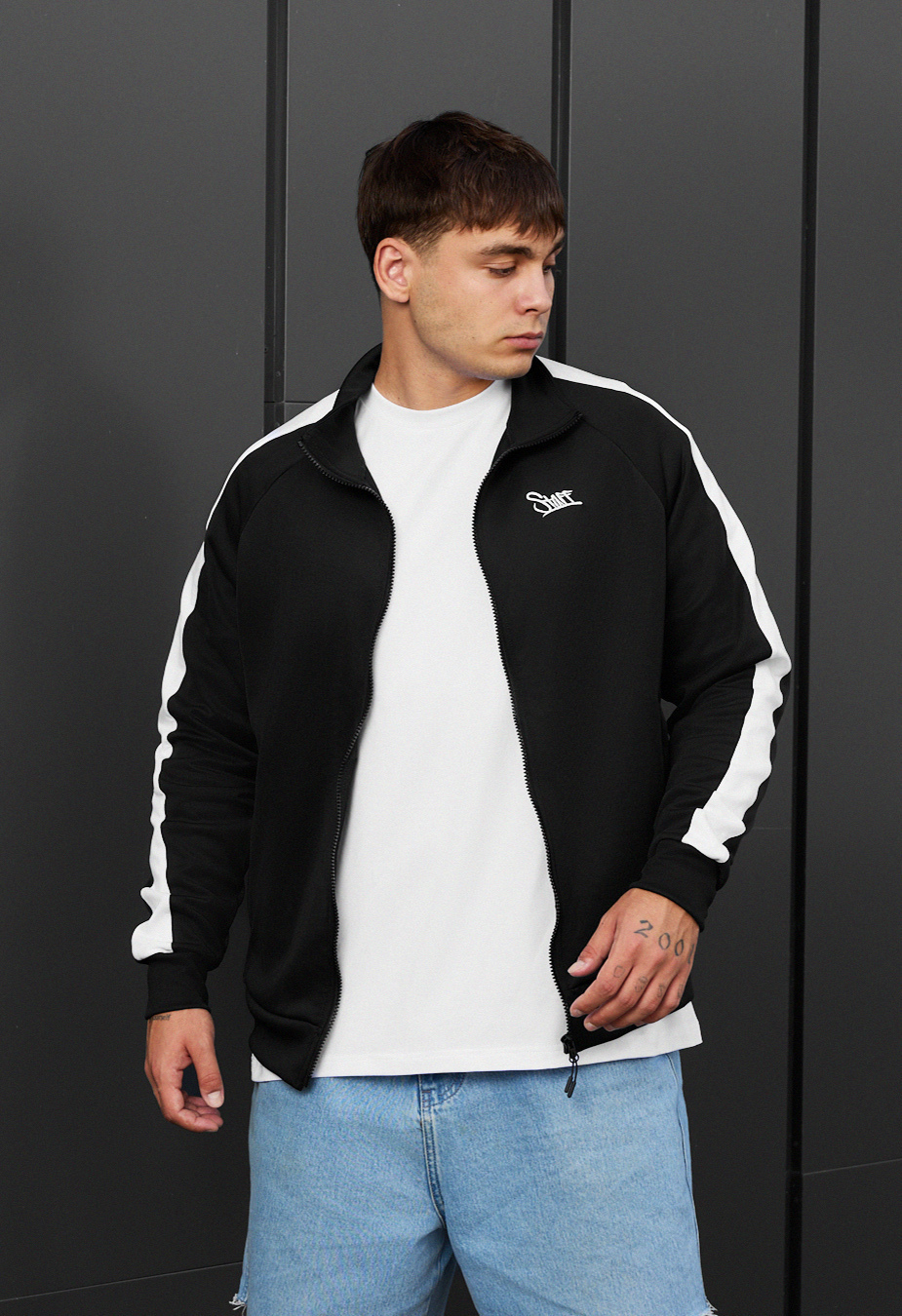 Olimpijka Staff logo stripes black