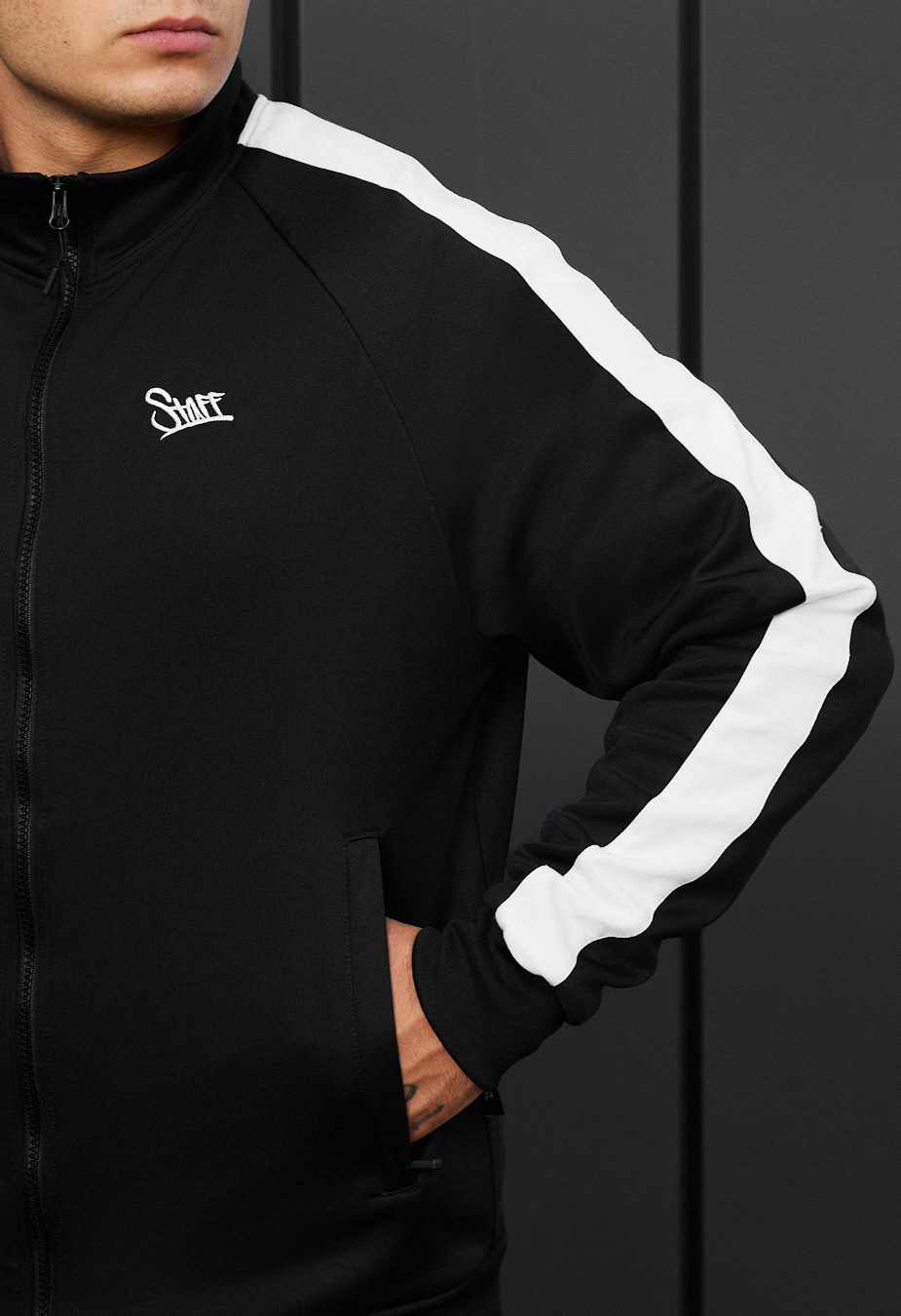 Olimpijka Staff logo stripes black