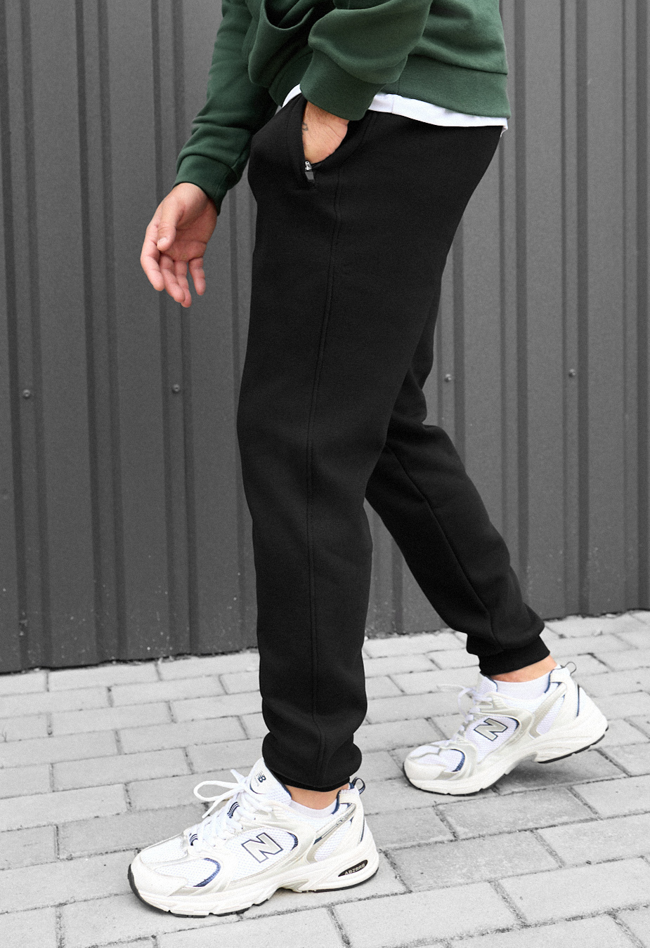 Spodnie Staff ho black fleece
