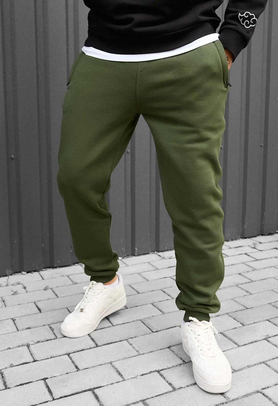 Spodnie Staff ho khaki fleece