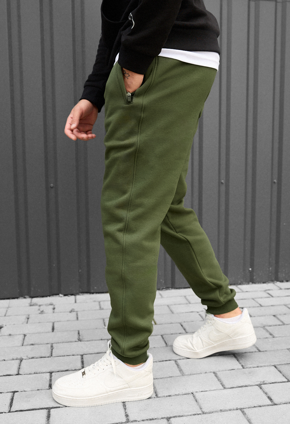 Spodnie Staff ho khaki fleece