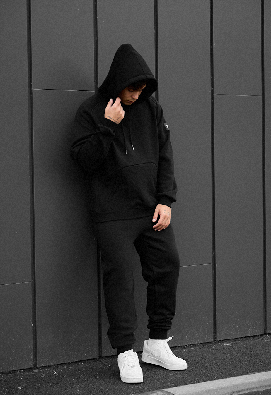 Dres Staff es black oversize fleece
