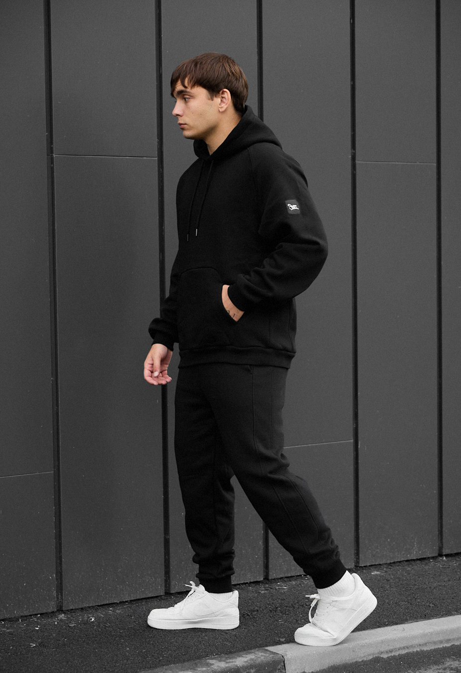 Dres Staff es black oversize fleece