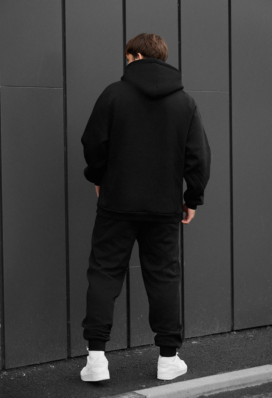 Dres Staff es black oversize fleece