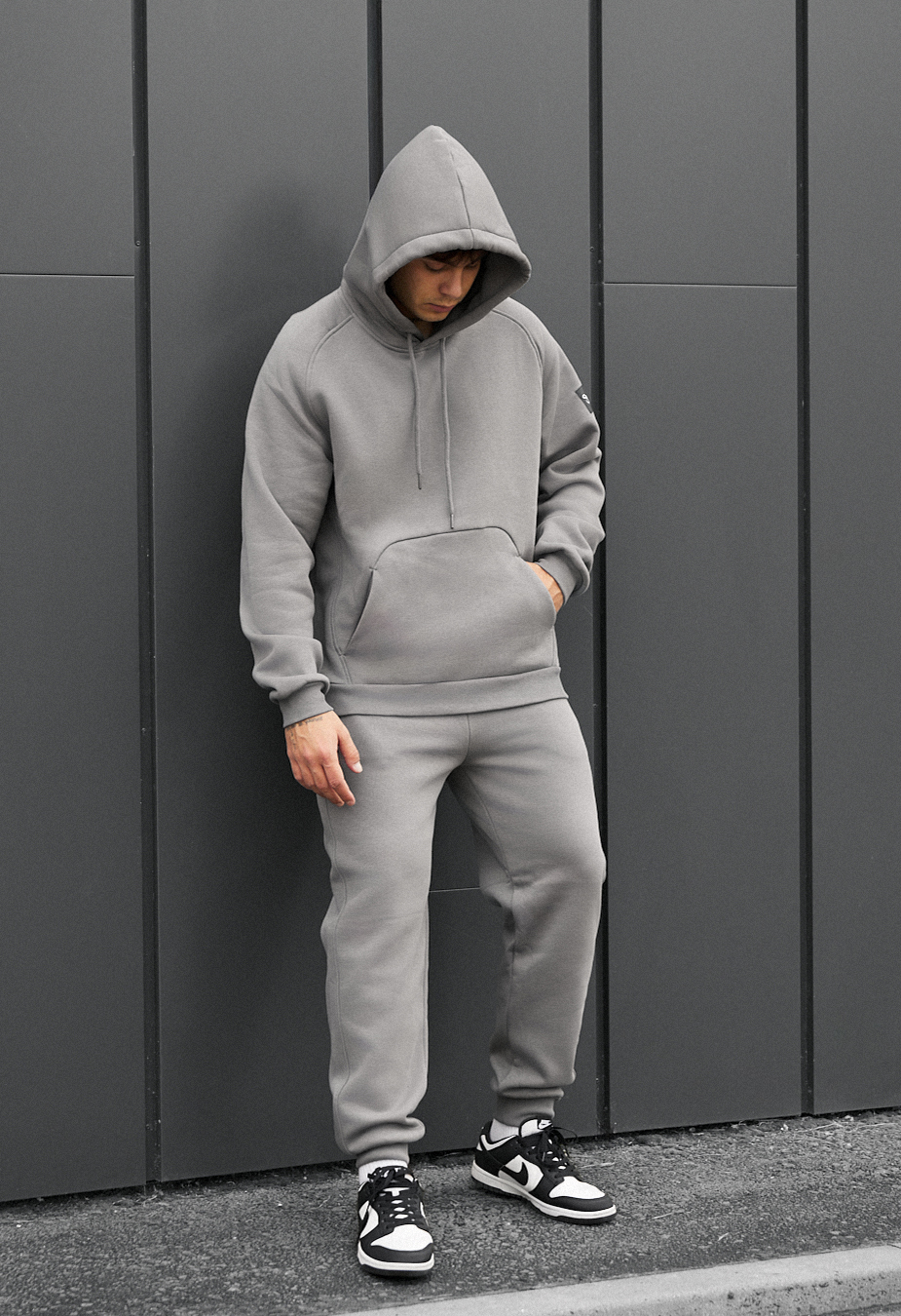 Dres Staff es gray oversize fleece
