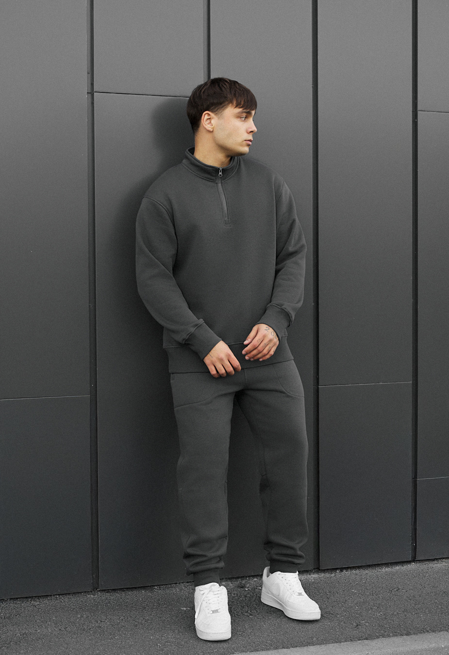 Dres Staff tap dark gray fleece