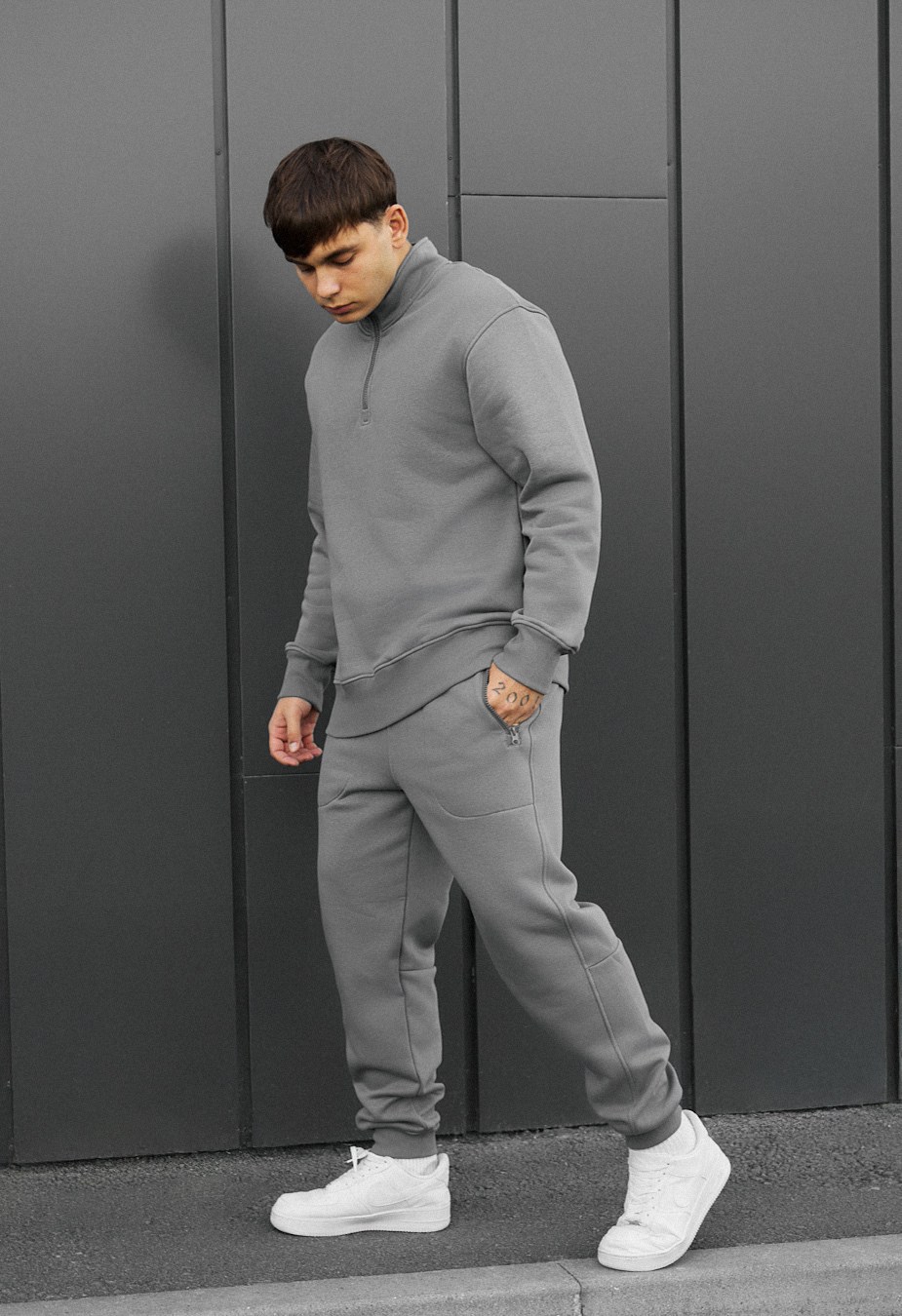 Dres Staff tap gray fleece