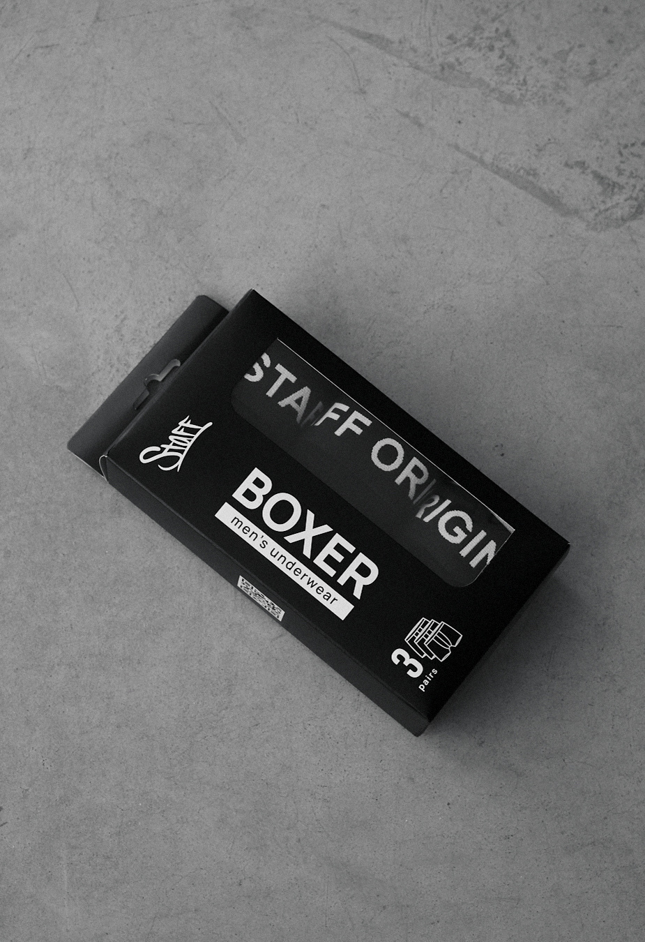 Majtki Staff lin black