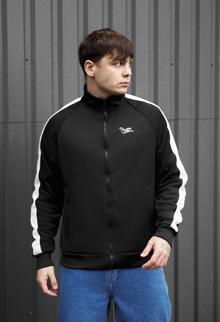 Olimpijka Staff logo stripes black