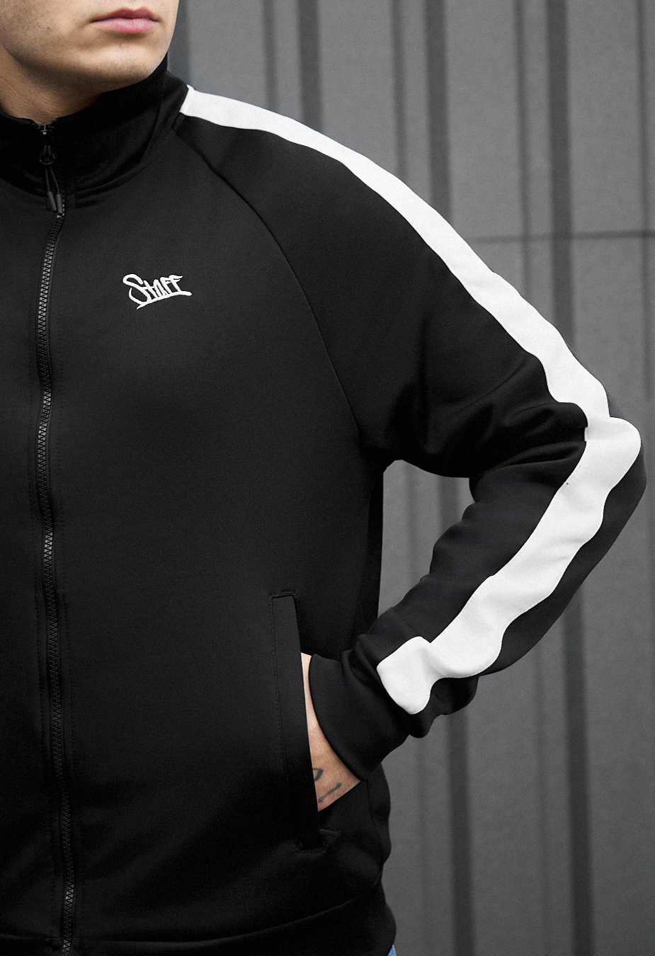 Olimpijka Staff logo stripes black