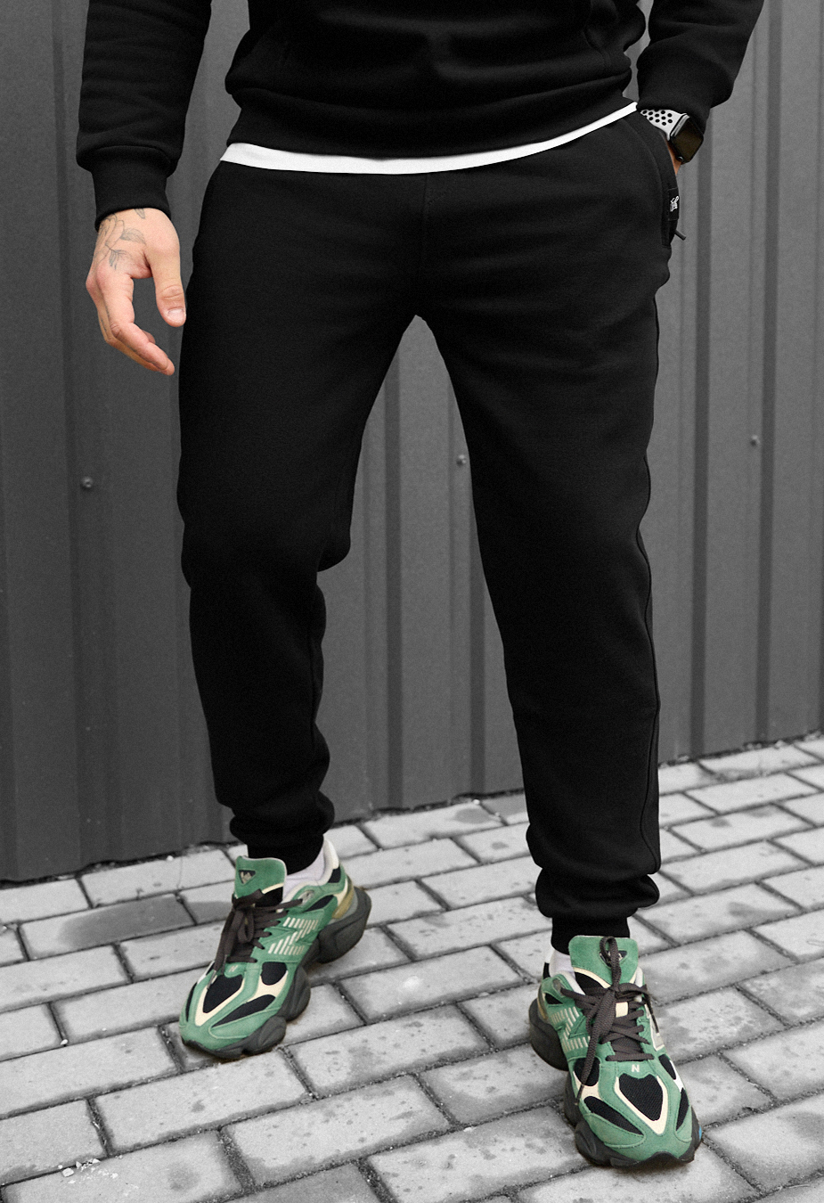 Spodnie dresowe Staff ho black