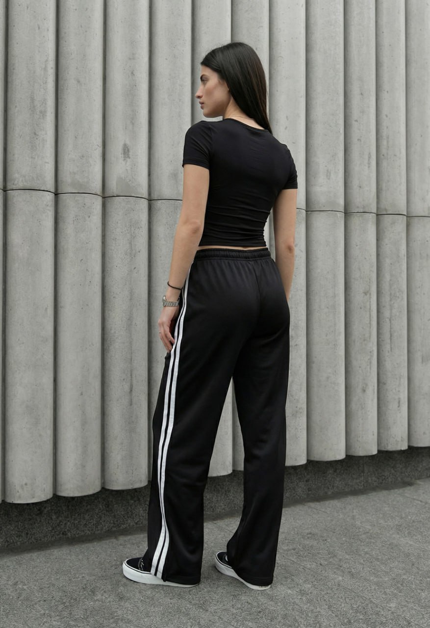 Spodnie Staff pat black