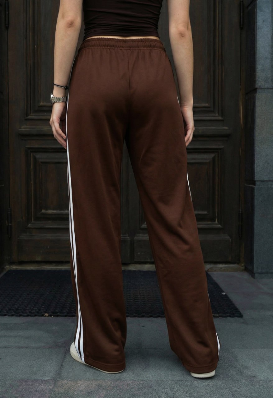 Spodnie Staff pat brown